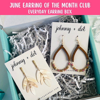 June Earring of the Month Club Box Earrings