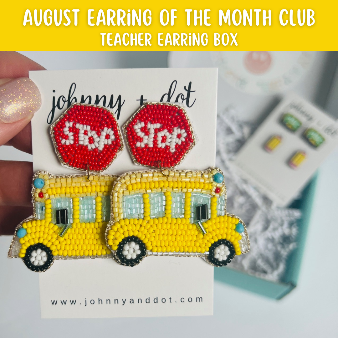 Earring of the Month Club Subscription Box