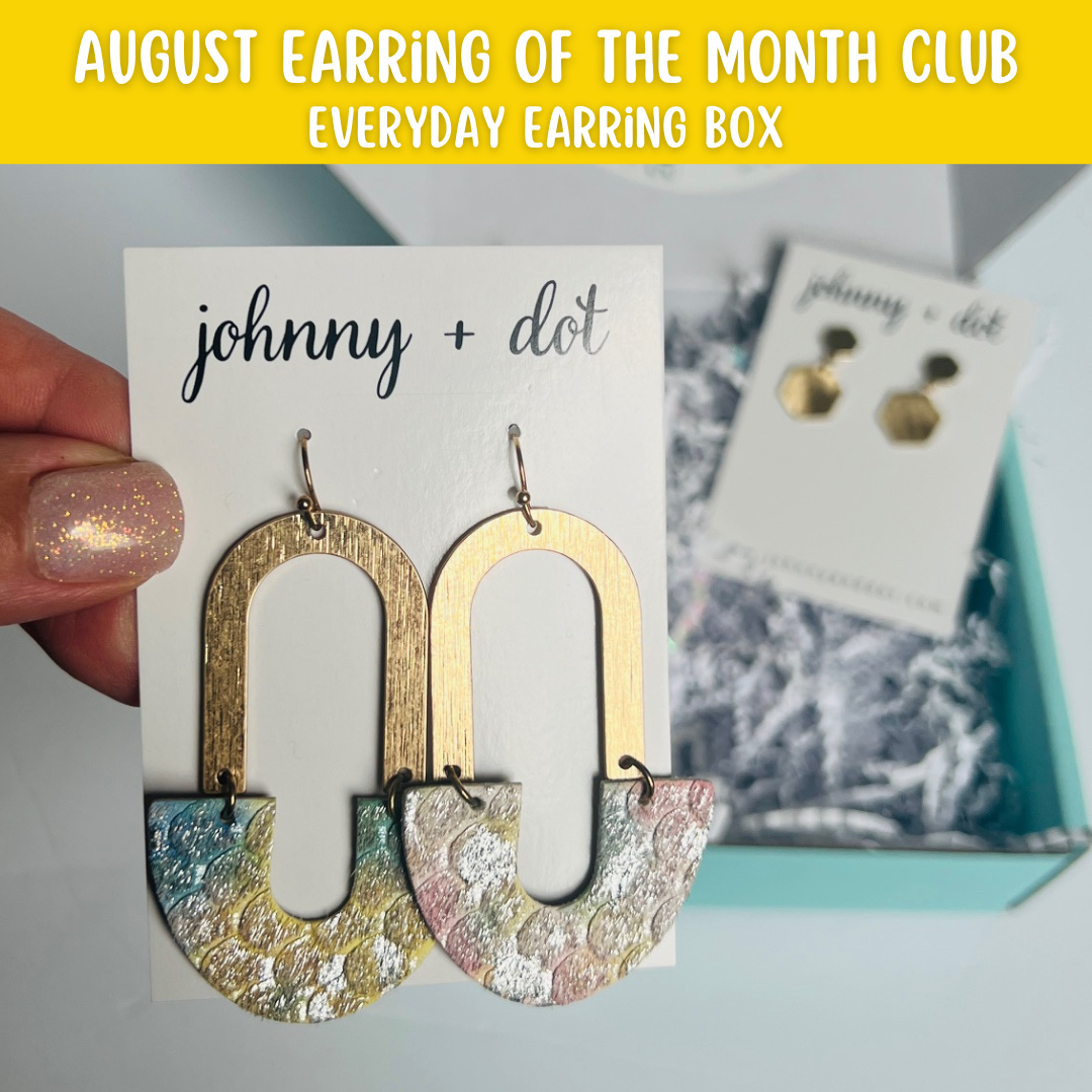 Earring of the Month Club Subscription Box