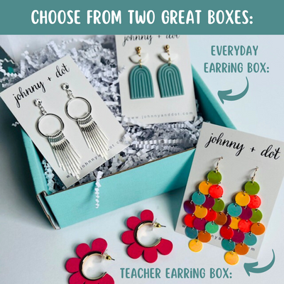 Earring of the Month Club Subscription Box