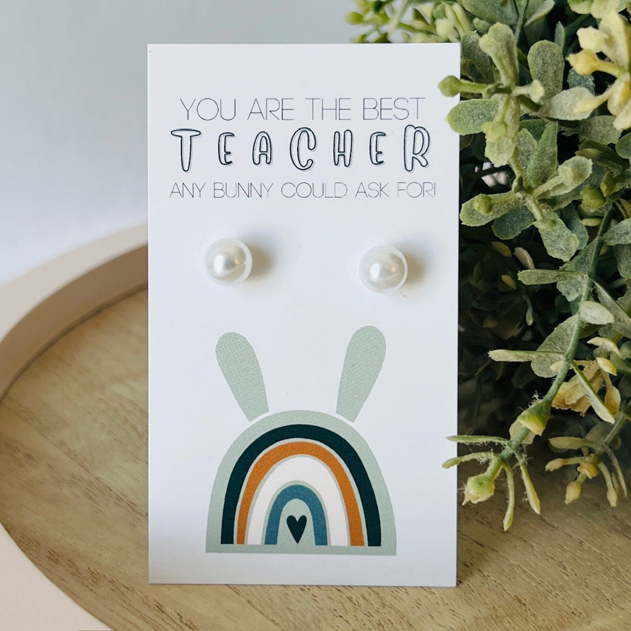 Easter Pearl Teacher Appreciation Earrings