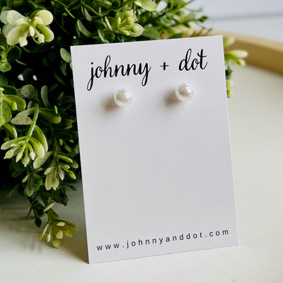 Classic Pearl Studs