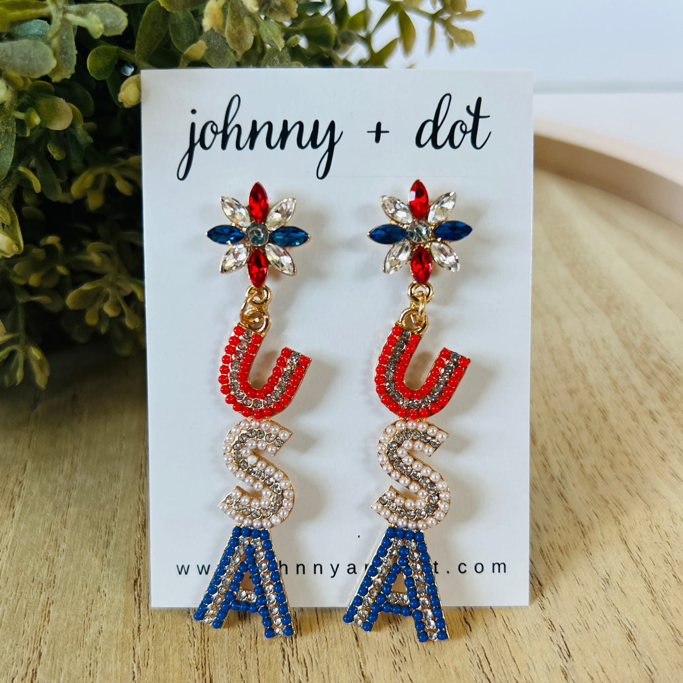 USA Dangle Earrings